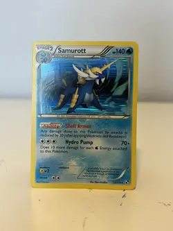 Pokemon TCG Samurott Black and White 32/114 Reverse Holo Rare - Image 1