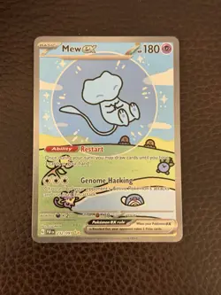 Pokemon TCG Paldean Fates Bubble Mew EX 232/091 Special Illustration Rare SIR - Image 1