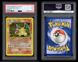Charizard Pokemon TCG Base Set 2 4/130 PSA 5 - Image 1