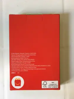 2022 Mcdonalds Pokemon Match Battle Smeargle #8 Box - Image 2