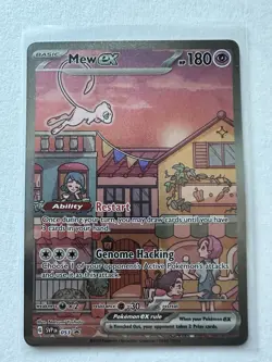 2023 Pokemon TCG Mew EX SVP 053 Scarlet & Violet 151 Black Star Promo Full Art - Image 1