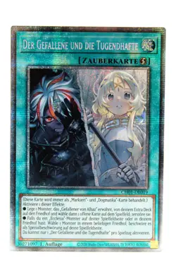 YuGiOh! CH01 - DE019 Der Gefallene und die Tugendhafte - Starlight Rare deutsch - Image 1