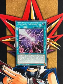 MZTM-EN016 Seventh Tachyon Secret Rare 1st Edition NM Yugioh Card - Image 1