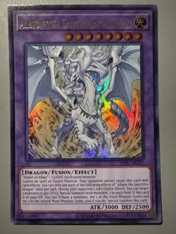 YUGIOH ALBION THE SANCTIFIRE DRAGON ASIA ENGLISH EDITION TFTV-AE137 ULTRA RARE - Image 1