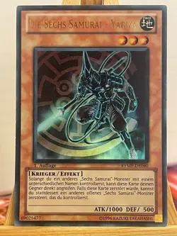Die Sechs Samurai - Yariza RYMP-DE090 Ultra Rare Deutsch EX YUGIOH - Image 1