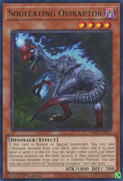 1X NM Souleating Oviraptor - WISU-EN012 - Rare 1st Edition - yugioh - Image 1