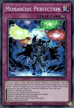 Monarchic Perfection - Super Rare 1st Edition DUAD-EN076 - NM - YuGiOh - Image 1