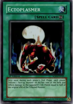 Yugioh Ectoplasmer SOD-EN043 1st Edition Super Rare NM - Image 1