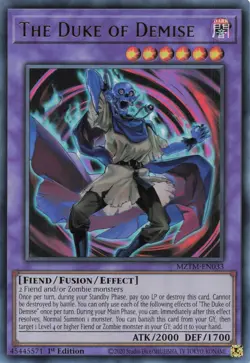 Yugioh MZTM-EN033 - The Duke of Demise - Ultra Rare - Image 1