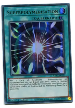 Yu-Gi-Oh! Superpolymerisation Ultra Rare CH01-DE033 - Image 1