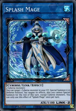 Splash Mage - Super Rare 1st Edition RA04-EN080 - NM - YuGiOh - Image 1