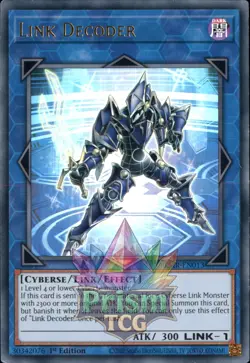 1st ed Link Decoder ultra rare BLMR-EN013 Yugioh - Image 1