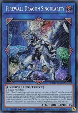 Yugioh MP24-EN087 - Firewall Dragon Singularity - Secret Rare - Image 1
