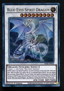 Blue-Eyes Spirit Dragon - RA02-EN030 - Ultra Rare - 1st Edition - Yugioh - Image 1
