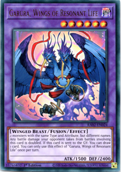 Garura, Wings of Resonant Life - RA02-EN024 - Ultra Rare - 1st Edition Yugioh - Image 1