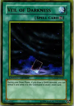 Yugioh Veil of Darkness GLD2-EN043 Limited Edition Ultra Rare NM - Image 1