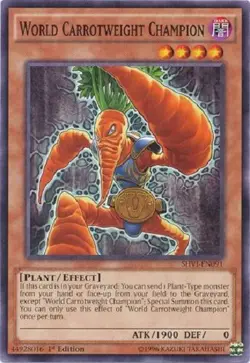 World Carrotweight Champion - SHVI-EN091 - Common 1st Edition - Yugioh - Image 1