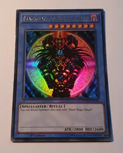 Yugioh 1st Edition Magician of Black Chaos YGLD-ENC01 Ultra Rare NM - Image 2
