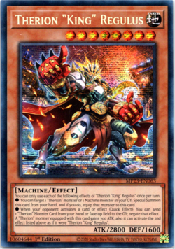 Therion "King" Regulus - MP23-EN063 Prismatic Secret Rare 1st Edition Yugioh - Image 1