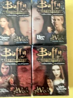 New Sealed Buffy the Vampire Slayer Collectable Card Game The Wish 4 Box Set - Image 1