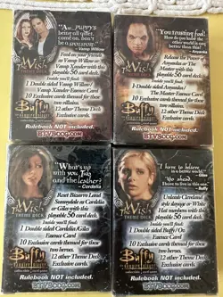 New Sealed Buffy the Vampire Slayer Collectable Card Game The Wish 4 Box Set - Image 3