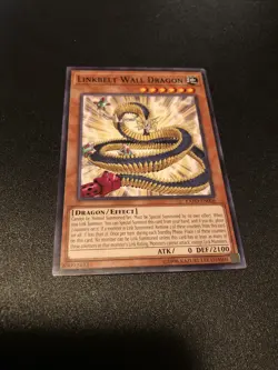 Linkbelt Wall Dragon EXFO-EN006 Yu-Gi-Oh! Card Light Play - Image 1