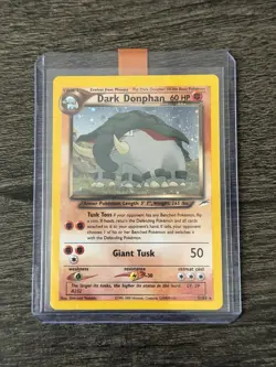 Pokemon Dark Donphan Neo Destiny TCG 3/105 Holo Unlimited Rare Card NM - Image 1