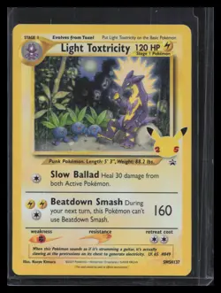 SWSH: Sword & Shield Promo Cards #SWSH137 Light Toxtricity - Image 1
