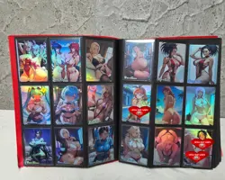 Binder Komplett Waifu Card Goddess Story 360 Holo Card TCG Misty, Nami Trainer - Image 3