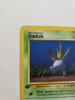 1st Edition Oddish (58/64) Common Jungle Pokemon Card - NM/LP - Image 4