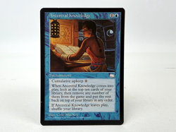Ancestral Knowledge Magic the Gathering Weatherlight LP Regular Card MTG TCG - Image 1