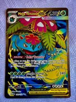 Mega Venusaur ex 155/132 ME01: Mega Evolution Ultra Rare Pokemon Card - Image 1