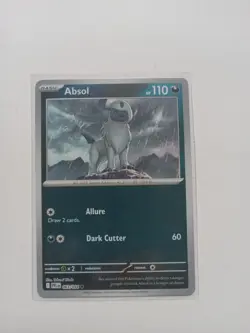 Absol 063/094 Reverse Holo Phantasmal Flames NM Pokemon Card - Image 1