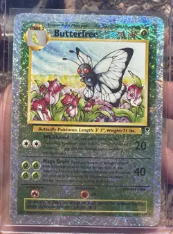Butterfree 21/110 Legendary Collection Reverse Holo 2002 Vintage Pokemon Card LP - Image 1
