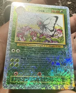 Butterfree 21/110 Legendary Collection Reverse Holo 2002 Vintage Pokemon Card LP - Image 4