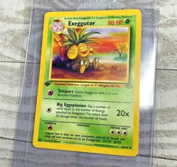 1st Edition Exeggutor 35/64 Jungle Uncommon Pokemon Card WOTC EX - Image 1