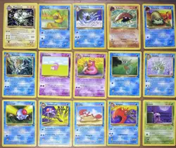 Pokemon TCG Vintage Fossil Lot 42 Regular Cards No Duplicates - Image 2