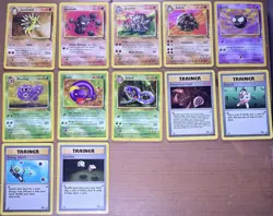 Pokemon TCG Vintage Fossil Lot 42 Regular Cards No Duplicates - Image 3