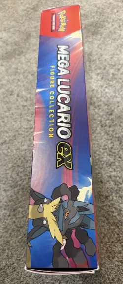 POKEMON TCG MEGA LUCARIO ACTION FIGURE COLLECTION BOX WITH CARDS SEALED - Image 5