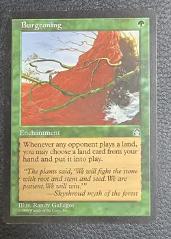 Burgeoning Stronghold Regular MTG NM Magic Card - Image 1