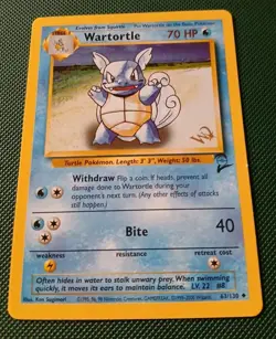 Wartortle [W Stamped] 063/130 Wotc Promo Regular Pokemon Card Unplayed - Image 1