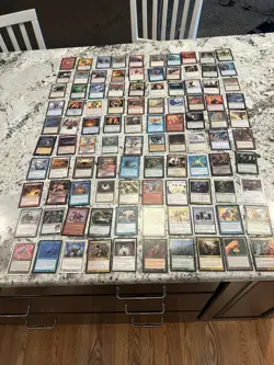 Mtg Rare Lot x100 - Magic The Gathering Rare Card Lot Mtg Rares LP-Played - Image 1