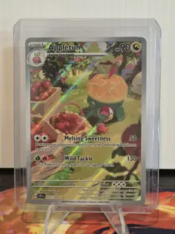 Pokemon TCG Appletun 211/191 Surging Sparks Illustration Rare IR NM Card - Image 1