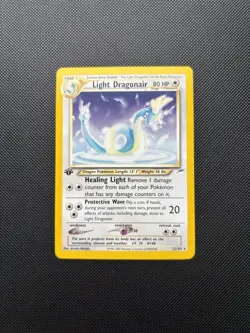 Pokemon Card Neo Destiny 1st Edition Light Dragonair 22/105 WOTC Rare - Image 1
