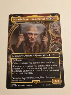 Miracle Max, Unemployed - Marchesa, the Black Rose X1 SLD MTG Secret Lair Drop - Image 1
