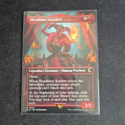 Headliner Scarlett CLU 0004 MTG Commander Clue Cluedo Magic Card Warlock Haste - Image 1
