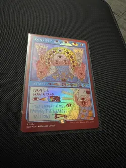 Consider Secret Lair FOIL - Magic MTG - Burning Revelations - NM Near Mint - Image 1