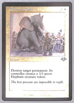 Generous Gift - Retro Frame - Foil Etched - 2 - Modern Horizons (MH1) MTG - Image 1
