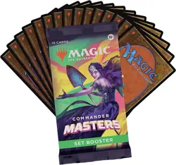 Magic The Gathering Commander Masters Set Booster Pack New And Sealed - Image 1