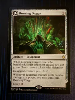 MTG Magic Dowsing Dagger Ixalan Regular Rare NM - Image 1